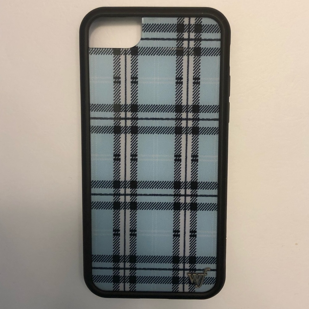 WILDFLOWER blue plaid phone case!